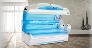 Aparat de bronzat Megasun seria Apha model iBed alpha deluxe