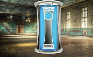 Aparat de bronzat Megasun Standsolariem SportCollarium Revolution D